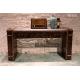 classical old style antique fabric STUDY desk furniture