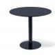 Modern round black coffee furniture table