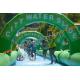 Long Outdoor Inflatable Water Slides , Green Inflatable City Water Slides For Adult