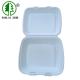 9''X7'' Sugarcane Bagasse Clamshell Box  Recyclable Biodegradable Takeaway Food Containers