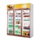 OEM Factory Supermarket Drinks Display Refrigerator Fan Cooling