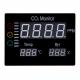 Digital Wall Mount Indoor Air Quality Temperature Humidity RH 9999 PPM Carbon Dioxide CO2 Monitor Digital Meter Sensor