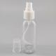 24mm 80ml Shampoo Shower Gel PET Plastic Spray Bottle