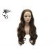 Long Curly Synthetic Lace Front Wigs , Light Wavy Lace Front Wigs No Chemical