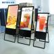 55 43 Inch Indoor Stand Totem Kiosk Portable Poster Touch 4k Digital Signage
