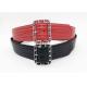 Chain Buckle Women'S Fashion Leather Belts 5.5cm Width 95 - 125cm Length