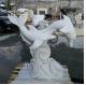 Large White Marble Dolphin Statue Stone Garden Animal Sculpture