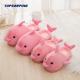 Cartoon Animal Womens Furry Slippers With PVC Sole