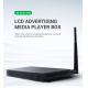 4K HD WiFi BT Ethernet RK3328 Android Media Player Box For Digital Signage Advertising