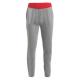 Plain Woven Polyester 95% Spandex 5% Sport Grey Knitted Pants