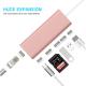 6 in 1 Type C to RJ45 Gigabit Ethernet LAN Network Hub with 2 USB3.0 Ports 1000M Ethernet USB C Adapter for MacBook 2017