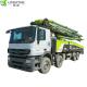 ZOOMLION Used Trailer Mounted Concrete Pump 56m 180M3/H With Hydraulic System