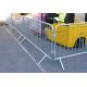 Hot Dip Galvanized Crowd Control Barriers Bridge Feet Temporary Fence For Road