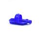 Blue Horse Grooming Curry Comb , Plastic Curry Comb With Hose Attachment