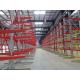 Customized Depth Cantilever Lumber Storage Racks , Cantilever Steel Rack For Wooden Plant