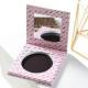 Luxury Cosmetic Packaging Box Empty Paper Blusher Palette With Mirror
