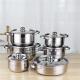 Hot sale stainless steel cookware stainless steel stock pots cooking ware set cooking pot set