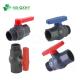 Manual Driving Mode PVC/PP/Plastic Compact Union Ball Valve for Irrigation Water Supply