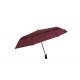 Pongee Collapsible Golf Umbrella 25 Inch 9 Ribs Rubber / Plastic Handle