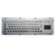 IP65 Spanish language industrial metal keyboard with touchpad by factory manufacturer