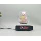 360 rotating square base magnetic levitation floating gift toys  ornament bear  transparent ball display stands