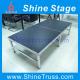 Indoor/outdoor aluminium large mobile folding stage