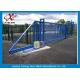 Weather Proof Automatic Fence Gate , Sliding Metal Gates Corrosion Protection