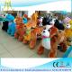 Hansel children rides used kiddie rides train funny amusement park games plush electrical animal toy car for shopping