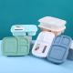 Takeaway 3 Compartment 119g Microwave Plastic Lunch Box