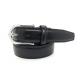 Classic Mens Leather Dress Belt With Single Prong Buckle 3.5cm Width