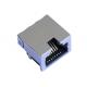 1734795 Single Port Low Profile Stacked RJ45 Connector THT Without LED LPJE841DNL