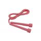 Pink Plastic Handle Fitness Jump Rope Simple Design Children'S Skipping Rope