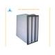 Air Handling Unit AHU System Bag Air Filters With High Dust Capacity , 5 Pockets