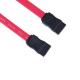 High speed flat red mini sata cable 7pin t0 7pin ,Sata cable 7p female to female