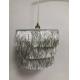 White CE Tassel Fringe Lampshade Drum Shaped 2 Or 3 Tier 220mm