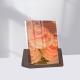 Custom Acrylic And  Wood U-Shaped Photo Frame , Desktop Acrylic Picture Photo Display 6x7, 7x7, And 8x10 Inch Sizes