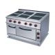 4 Or 6 Plates Electric Range Cookers Round / Square Freestanding Electric Cooker