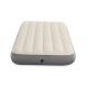 Comfortable Flocked Air Mattress , Blue Double Flock Airbed With Pump