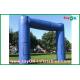 Blue Huge Inflatable Archway Oxford Fabric Commercial Inflatable Structure