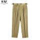 Spring and Summer Business Trousers Retro Italian Style Loose Straight Fit 100% Cotton