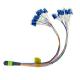 24 Fibers Singlemode MPO Breakout Cable For Data Center Cabling