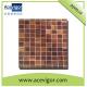 Square wood mosaic tiles for bathroom or living room wall decoration