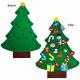 Detachable Ornaments Handcrafted Christmas Decorations , Christmas Crafts For Kids