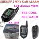 Auto Accessories Electronics 2 Way Paging Car Alarm System Sheriff Russian Version