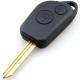 citroen 2 button remote replacement keys shell with high rigidity