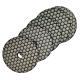 Round Flexible Resin Bond Diamond Hand Dry Polishing Pad and Buffing Pad for Stone