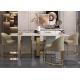 Restaurant Luxury Marble Dining Table , Durable Dining Table