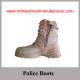 Wholesale China Man-made PU Leather Khaki Color Police Desert Boot