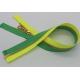 Open End Coats All Purpose Zipper 5# / 8# , Yellow Green Tape Coats Invisible Zipper