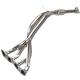 Header Ss304 Automotive Exhaust Pipes 1.5mm For Honda Civic 06-11